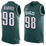 Jerseys Factory Cheap Nike Eagles #98 Connor Barwin Midnight Gre