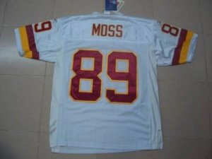Jerseys Factory Cheap Redskins #89 Santana Moss Stitched White N