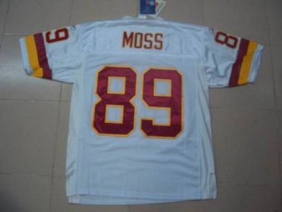 Jerseys Factory Cheap Redskins #89 Santana Moss Stitched White N