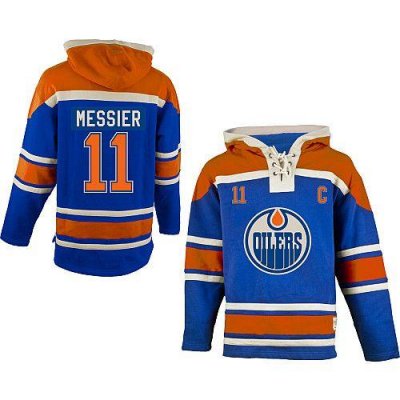Jerseys Factory Cheap Oilers #11 Mark Messier Light Blue Sawyer