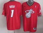 Jerseys Factory Cheap Heat #1 Chris Bosh Red 2013 Christmas Day