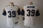 Jerseys Factory Cheap Nike Rams #39 Steven Jackson White Youth E