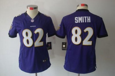 Jerseys Factory Cheap Nike Ravens #82 Torrey Smith Purple Team C