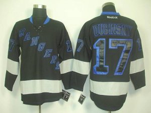 Jerseys Factory Cheap Rangers #17 Brandon Dubinsky Black Ice Emb