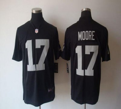 Jerseys Factory Cheap Nike Raiders #17 Denarius Moore Black Team