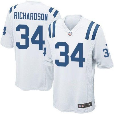 Jerseys Factory Cheap Nike Colts #34 Trent Richardson White Men'