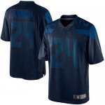 Jerseys Factory Cheap Nike Seahawks #24 Marshawn Lynch Steel Blu