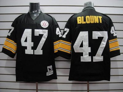 Jerseys Factory Cheap Mitchell & Ness Steelers #47 Mel Blount bl