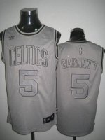 Jerseys Factory Cheap Celtics #5 Kevin Garnett Embroidered Grey