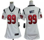 Jerseys Factory Cheap Nike Texans #99 J.J. Watt White Women's Em