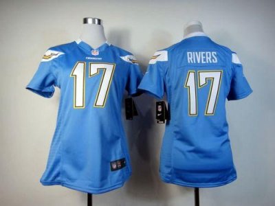 Jerseys Factory Cheap Nike Chargers #17 Philip Rivers Electric B