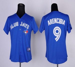 Jerseys Factory Cheap Blue Jays #9 J.P. Arencibia Blue Women's F