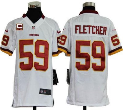 Jerseys Factory Cheap Nike Redskins #59 London Fletcher White Wi