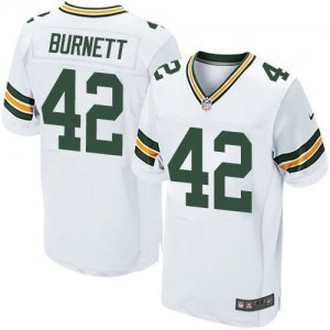 Jerseys Factory Cheap Nike Packers #42 Morgan Burnett White Men'