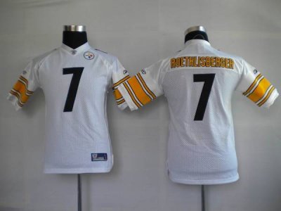 Jerseys Factory Cheap Steelers #7 Ben Roethlisberger White Embro