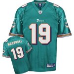 Jerseys Factory Cheap Dolphins #19 Brandon Marshall Green Embroi