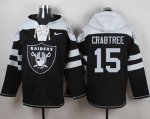 Jerseys Factory Cheap Nike Raiders #15 Michael Crabtree Black Pl