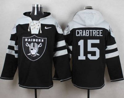 Jerseys Factory Cheap Nike Raiders #15 Michael Crabtree Black Pl