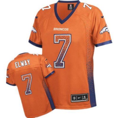 Jerseys Factory Cheap Nike Broncos #7 John Elway Orange Team Col