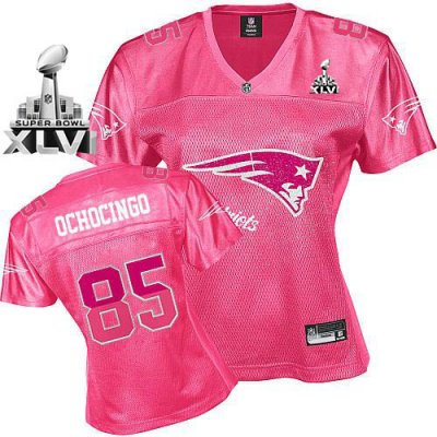 Jerseys Factory Cheap Patriots #85 Chad Ochocinco Pink 2011 Wome