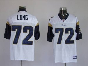Jerseys Factory Cheap Rams #72 New Player Chris Long Stitched Wh