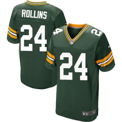 Jerseys Factory Cheap Nike Packers #24 Quinten Rollins Green Tea