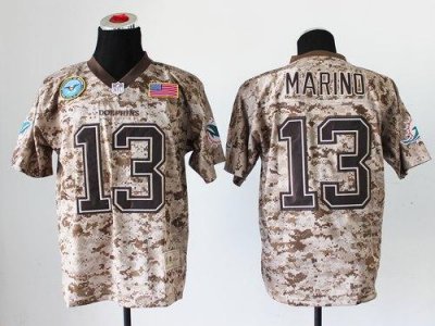 Jerseys Factory Cheap Nike Dolphins #13 Dan Marino Camo Men's St
