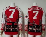 Jerseys Factory Cheap Nike 49ers #7 Colin Kaepernick Red/White M