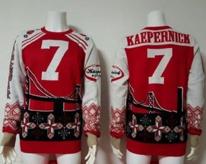Jerseys Factory Cheap Nike 49ers #7 Colin Kaepernick Red/White M