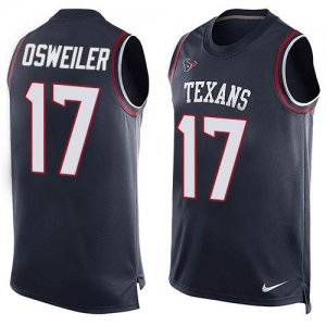 Jerseys Factory Cheap Nike Texans #17 Brock Osweiler Navy Blue T