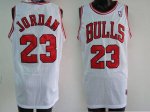 Jerseys Factory Cheap Bulls #23 Michael Jordan Stitched White NB