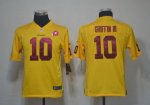 Jerseys Factory Cheap Nike Redskins #10 Robert Griffin III Yello