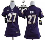 Jerseys Factory Cheap Nike Ravens #27 Ray Rice Purple Team Color