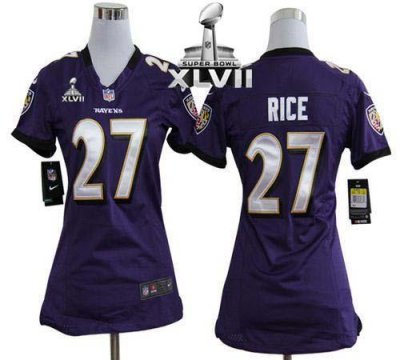 Jerseys Factory Cheap Nike Ravens #27 Ray Rice Purple Team Color