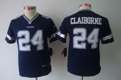 Jerseys Factory Cheap Nike Cowboys #24 Morris Claiborne Navy Blu
