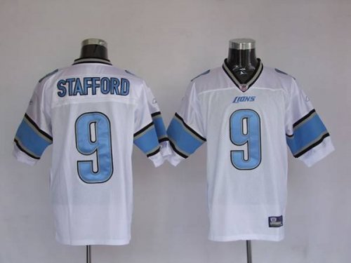 Jerseys Factory Cheap Lions #9 Matthew Stafford White Stitched N