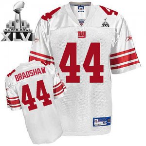 Jerseys Factory Cheap Giants #44 Ahmad Bradshaw White Super Bowl