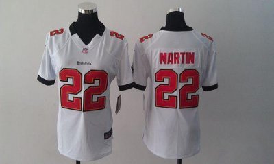 Jerseys Factory Cheap Nike Buccaneers #22 Doug Martin White Wome