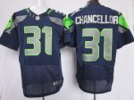 Jerseys Factory Cheap Nike Seahawks #31 Kam Chancellor Steel Blu