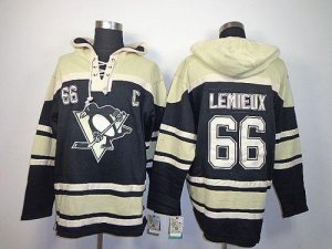 Jerseys Factory Cheap Penguins #66 Mario Lemieux Black Sawyer Ho