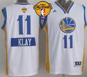 Jerseys Factory Cheap Warriors #11 Klay Thompson White 2014-15 C