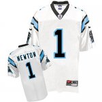 Jerseys Factory Cheap Nike Panthers #1 Cam Newton White Stitched