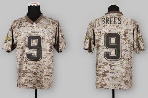 Jerseys Factory Cheap Nike Saints #9 Drew Brees Camo USMC Men's
