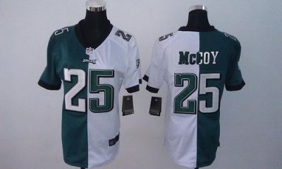 Jerseys Factory Cheap Nike Eagles #25 LeSean McCoy Green/White W