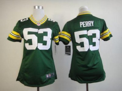 Jerseys Factory Cheap Nike Packers #53 Nick Perry Green Team Col