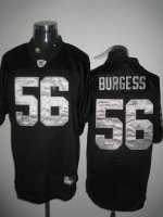Jerseys Factory Cheap Raiders Derrick Burgess #56 Stitched Black