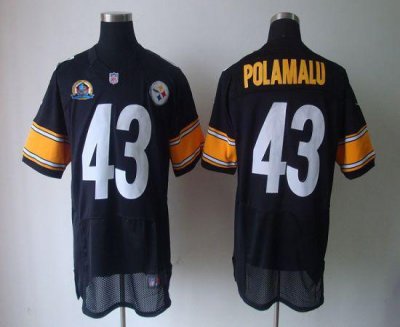 Jerseys Factory Cheap Nike Steelers #43 Troy Polamalu Black Team