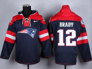 Jerseys Factory Cheap Nike Patriots #12 Tom Brady Navy Blue Play