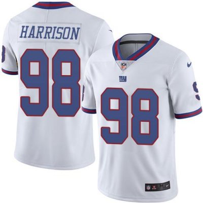 Jerseys Factory Cheap Nike Giants #98 Damon Harrison White Men's