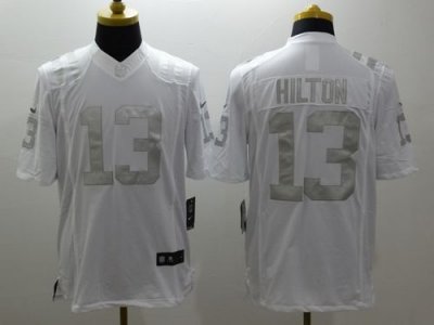 Jerseys Factory Cheap Nike Colts #13 T.Y. Hilton White Men's Sti